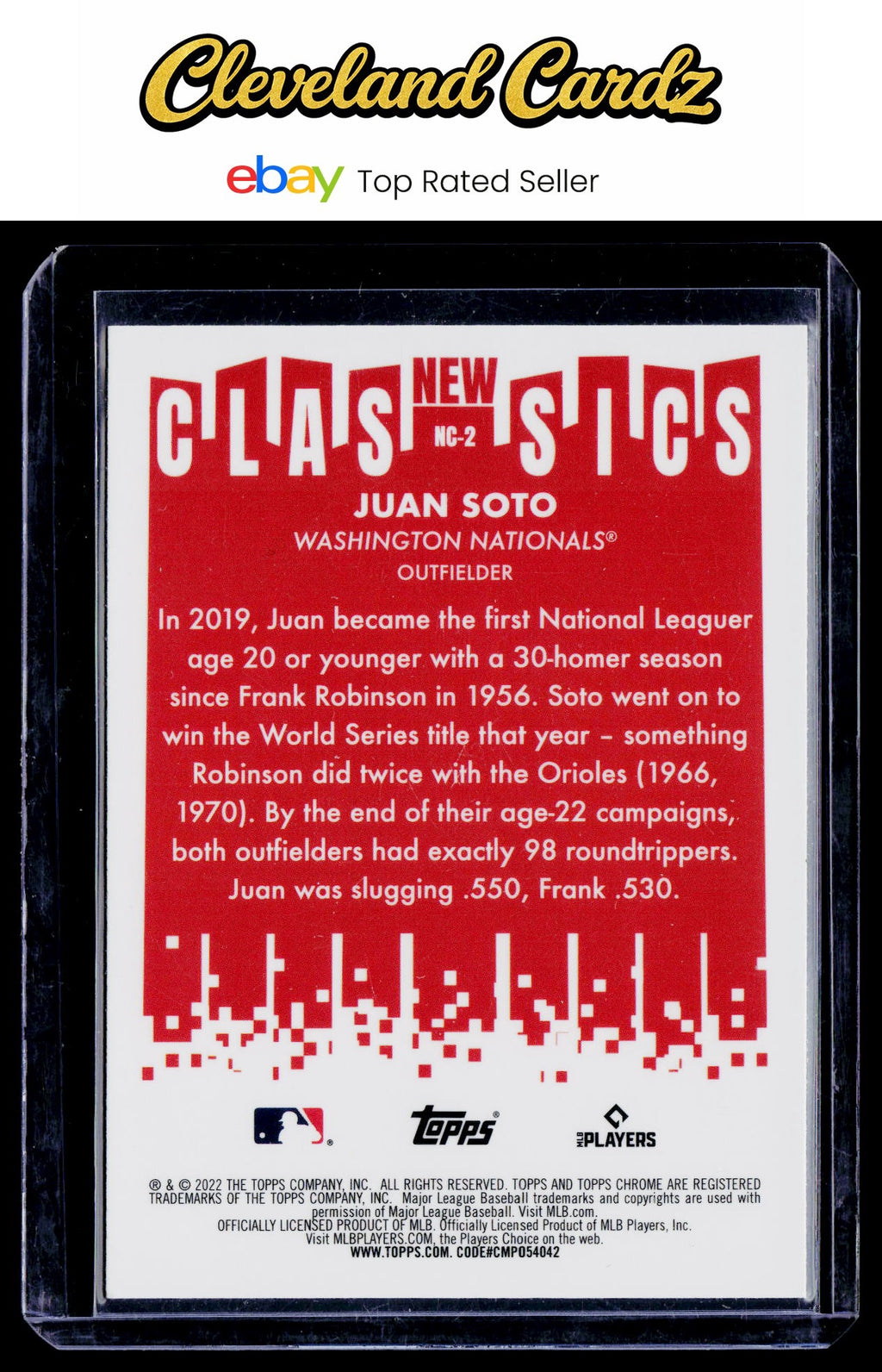 2022 Topps Chrome #NC-2 Juan Soto New Classics