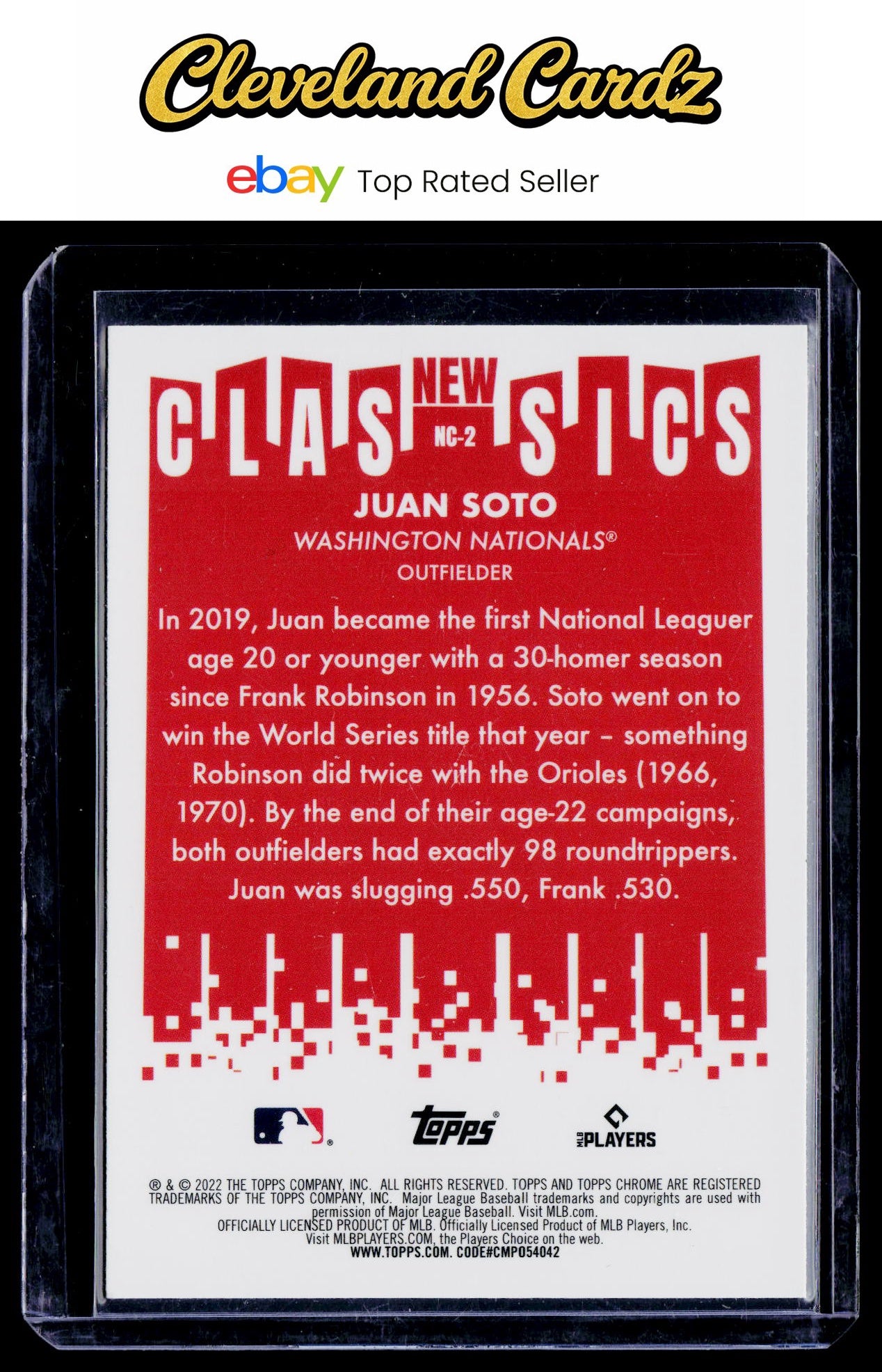 2022 Topps Chrome #NC-2 Juan Soto New Classics