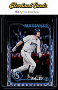 2024 Topps Update #US260 Luke Raley Silver Crackle Foilboard