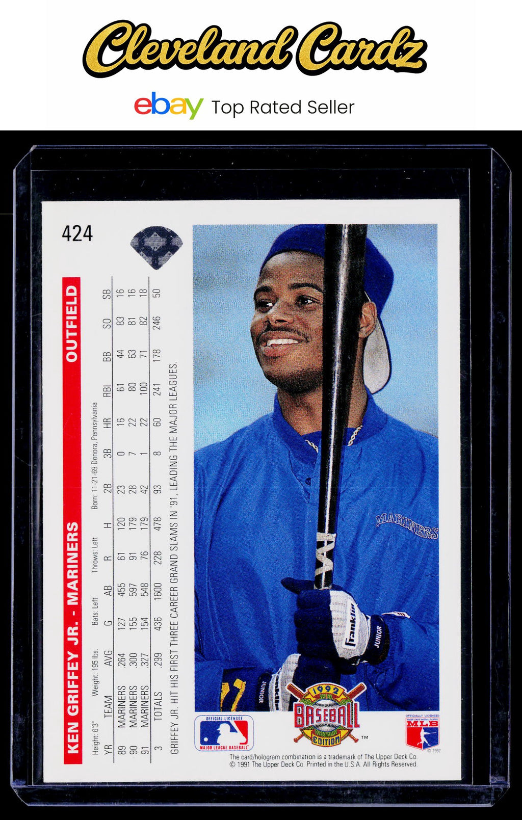 1992 Upper Deck #424 Ken Griffey Jr.