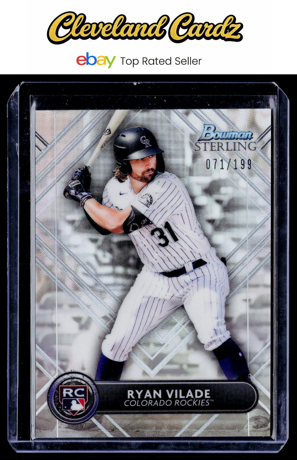 2022 Bowman Sterling #BSR-16 Ryan Vilade Refractor #/199