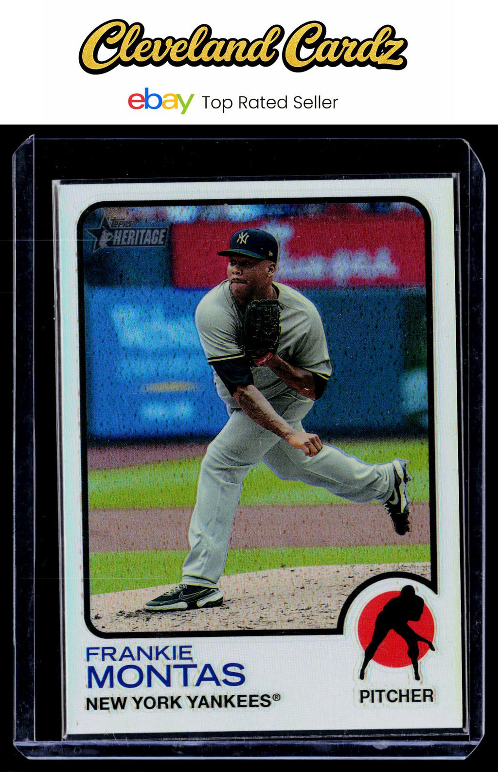 2022 Topps Heritage #509 Frankie Montas Chrome Refractor #/673