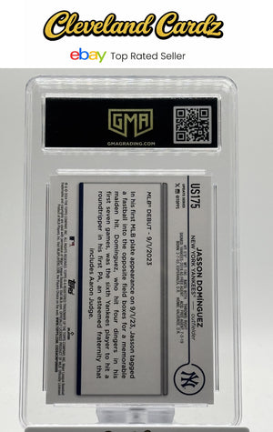 2024 Topps Update #US175 Jasson Dominguez GMA 10 RC