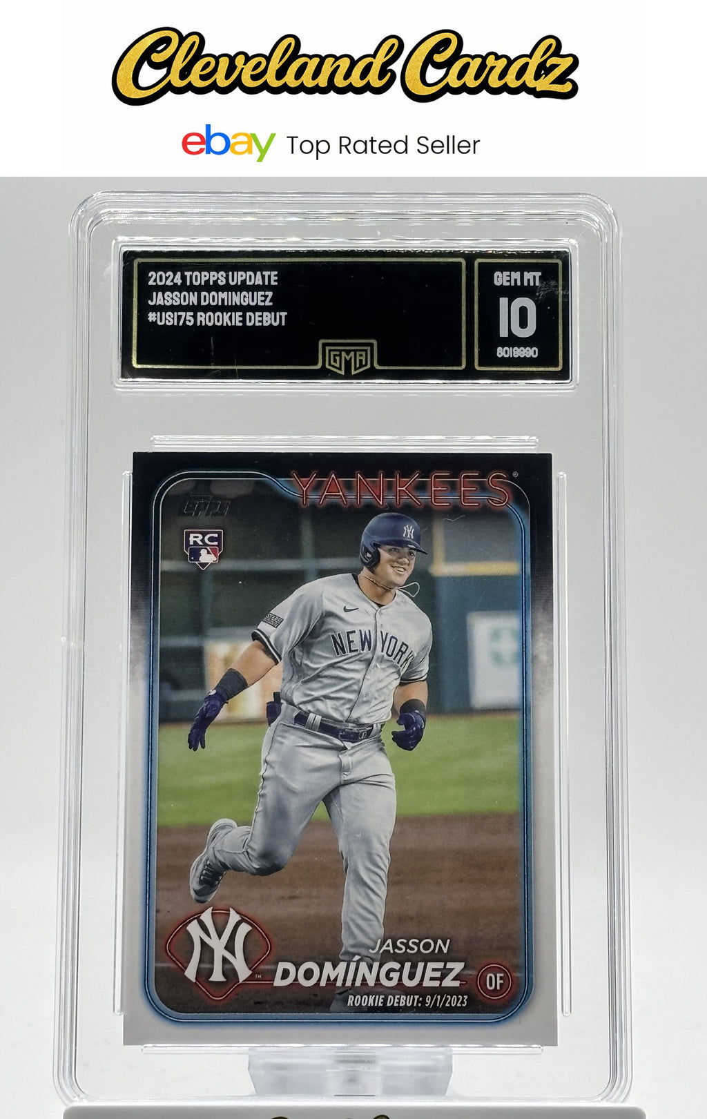 2024 Topps Update #US175 Jasson Dominguez GMA 10 RC