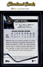 2021 Bowman Platinum #TOP-67 Garrett Mitchell Top Prospects Green Refractor #/99