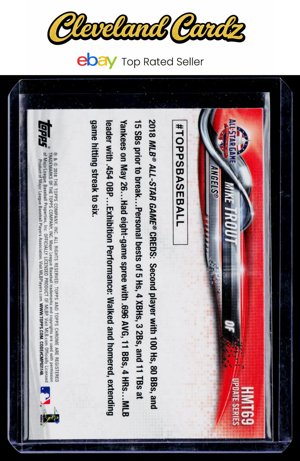 2018 Topps Update #US176 Mike Trout