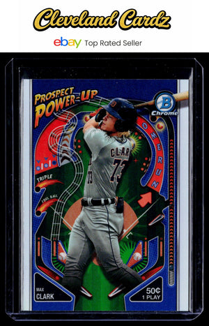 2024 Bowman #PP-12 Max Clark Prospect Power-Up Refractor