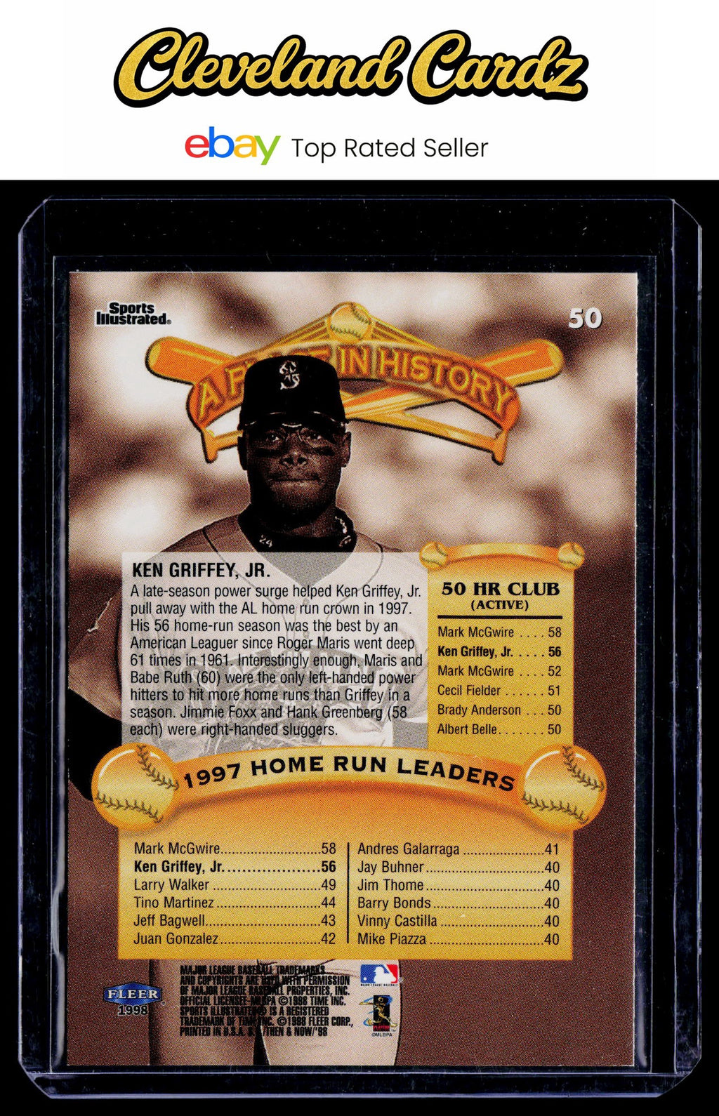 1998 Sports Illustrated Then and Now #50 Ken Griffey Jr.