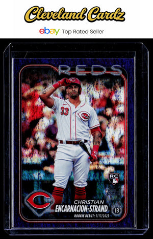 2024 Topps Update #US201 Christian Encarnacion-Strand Purple Holofoil #/799