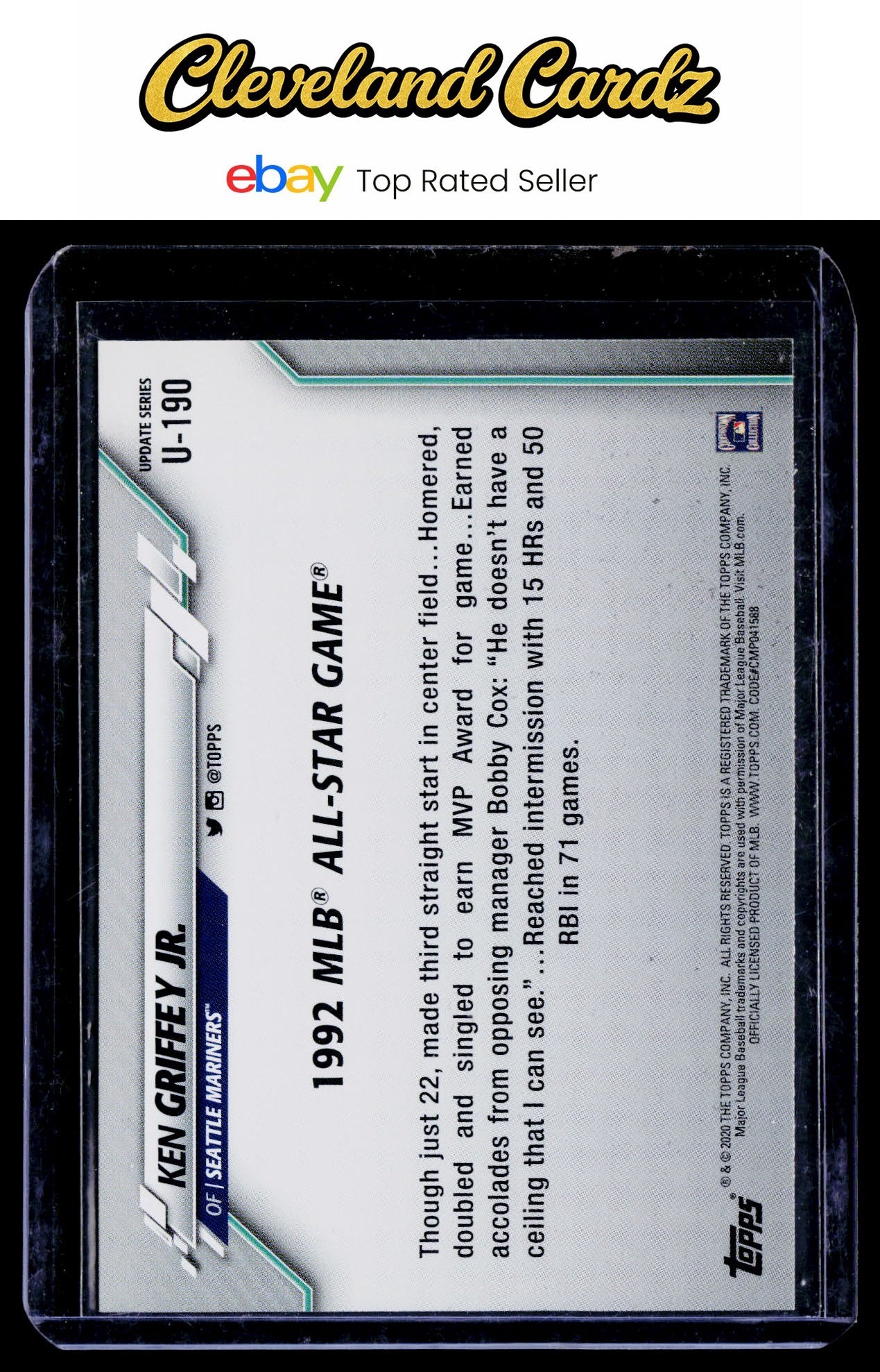 2020 Topps Update #U-190 Ken Griffey Jr.