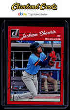 2023 Donruss #243 Jackson Chourio Holo Red #/2023