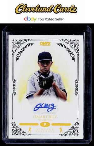 2022 Onyx Vintage Extended #VAOC Omar Cruz Blue Signatures