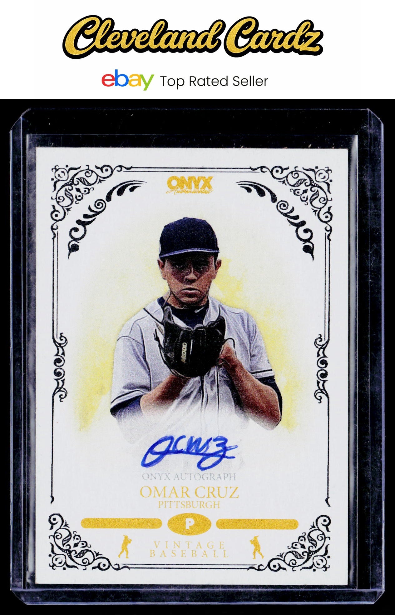 2022 Onyx Vintage Extended #VAOC Omar Cruz Blue Signatures