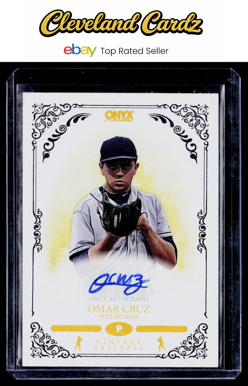 2022 Onyx Vintage Extended #VAOC Omar Cruz Blue Signatures