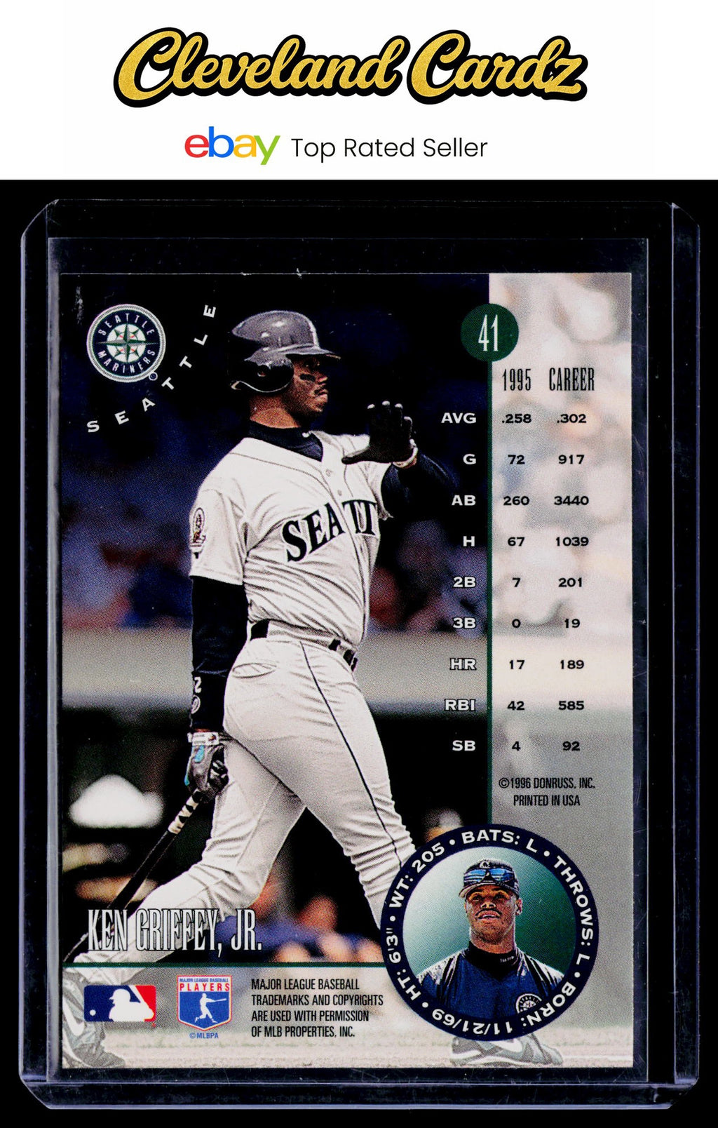 1996 Leaf #41 Ken Griffey, Jr.