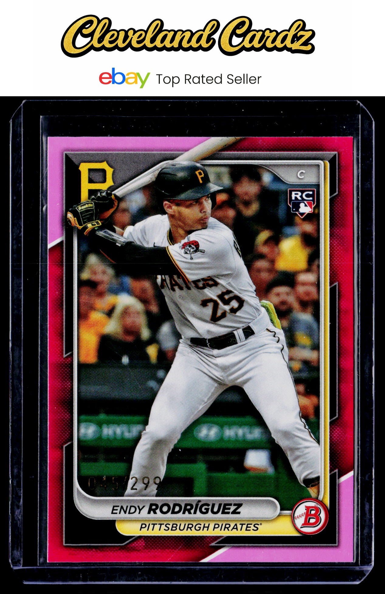 2024 Bowman #68 Endy Rodriguez Fuchsia #/299