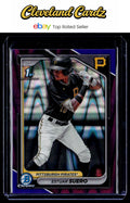 2024 Bowman #BCP-63 Estuar Suero Chrome Prosp. Purple RayWave Refractors #/250
