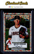 2021 Topps Chr. Plat. Ann. #133 Taylor Widener Rose Gold Mini-Diam. Refrac. #/75