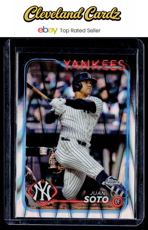 2024 Topps Chrome #150 Juan Soto Raywave Refractors