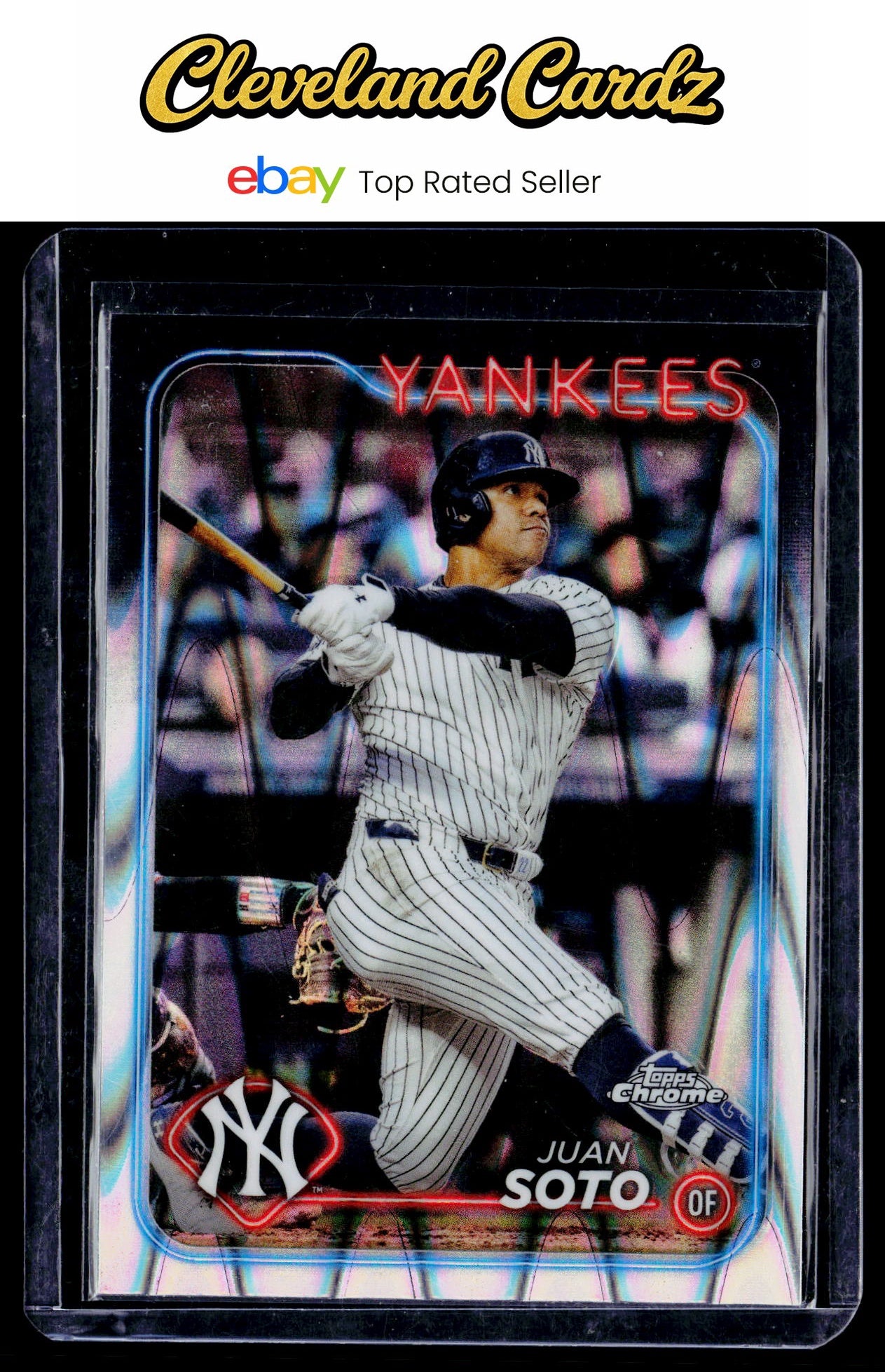 2024 Topps Chrome #150 Juan Soto Raywave Refractors