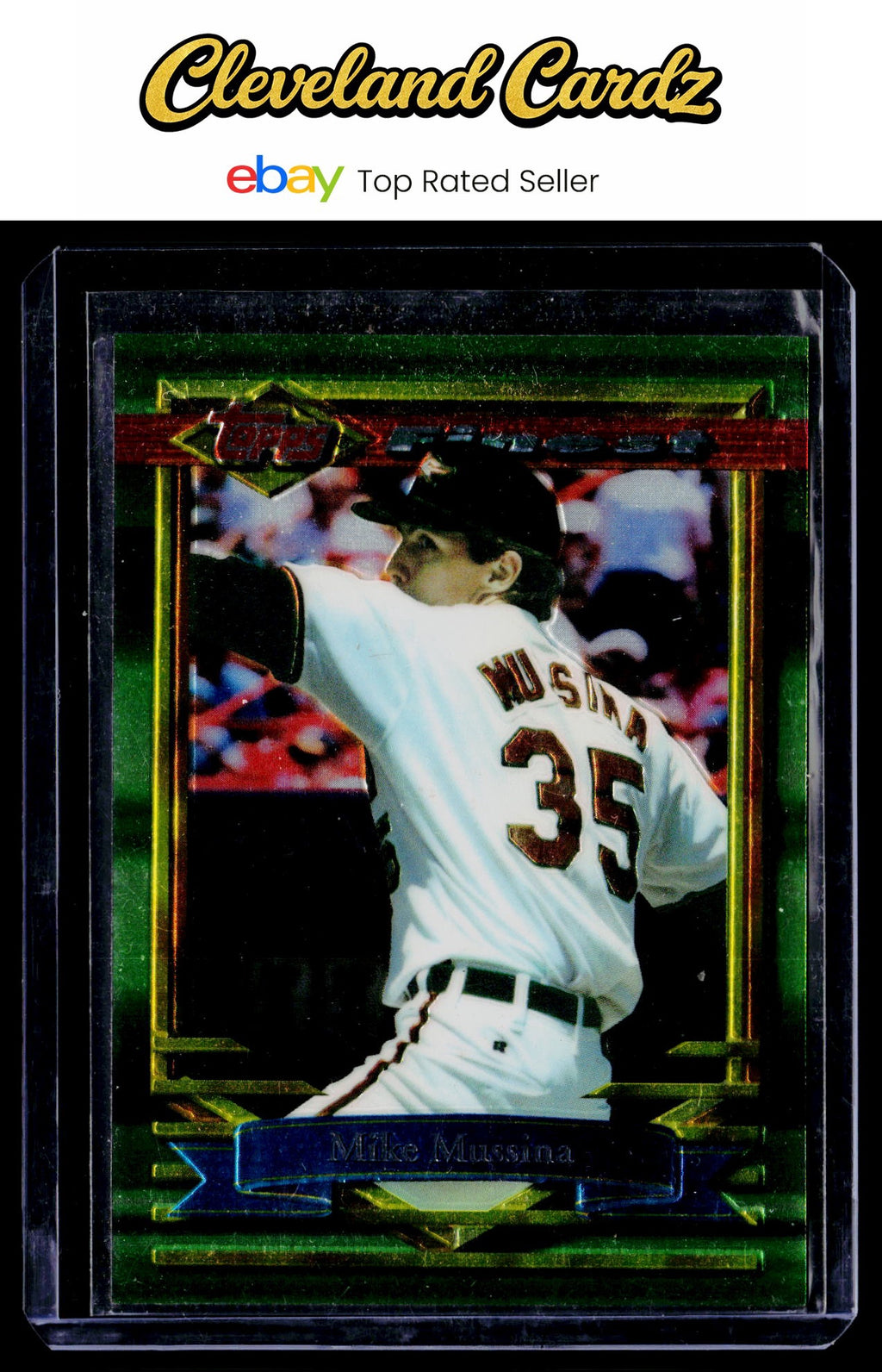 1994 Topps #66 Mike Mussina Finest Preproduction