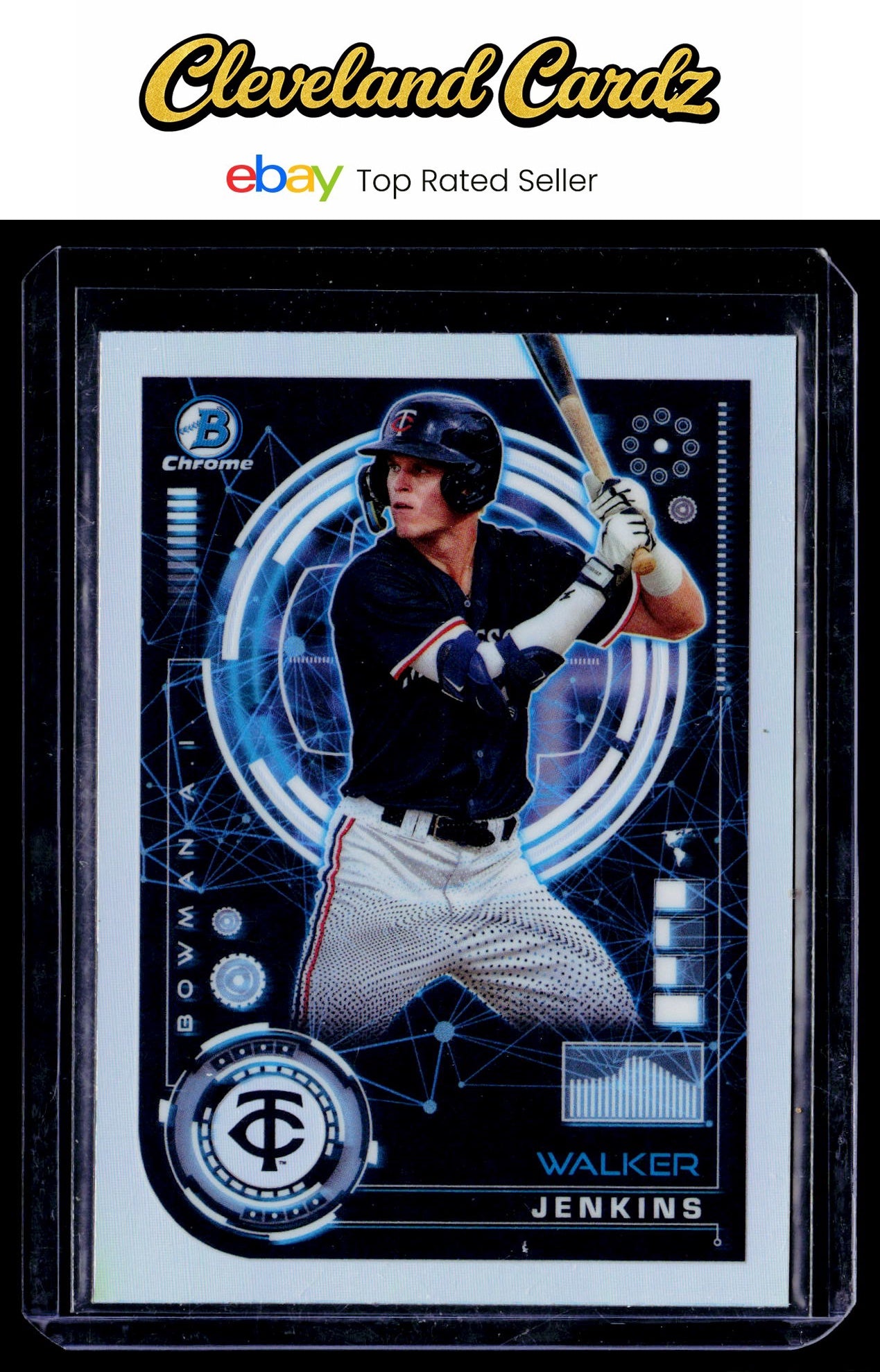 2024 Bowman #BAI-10 Walker Jenkins Bowman A.I. Refractor