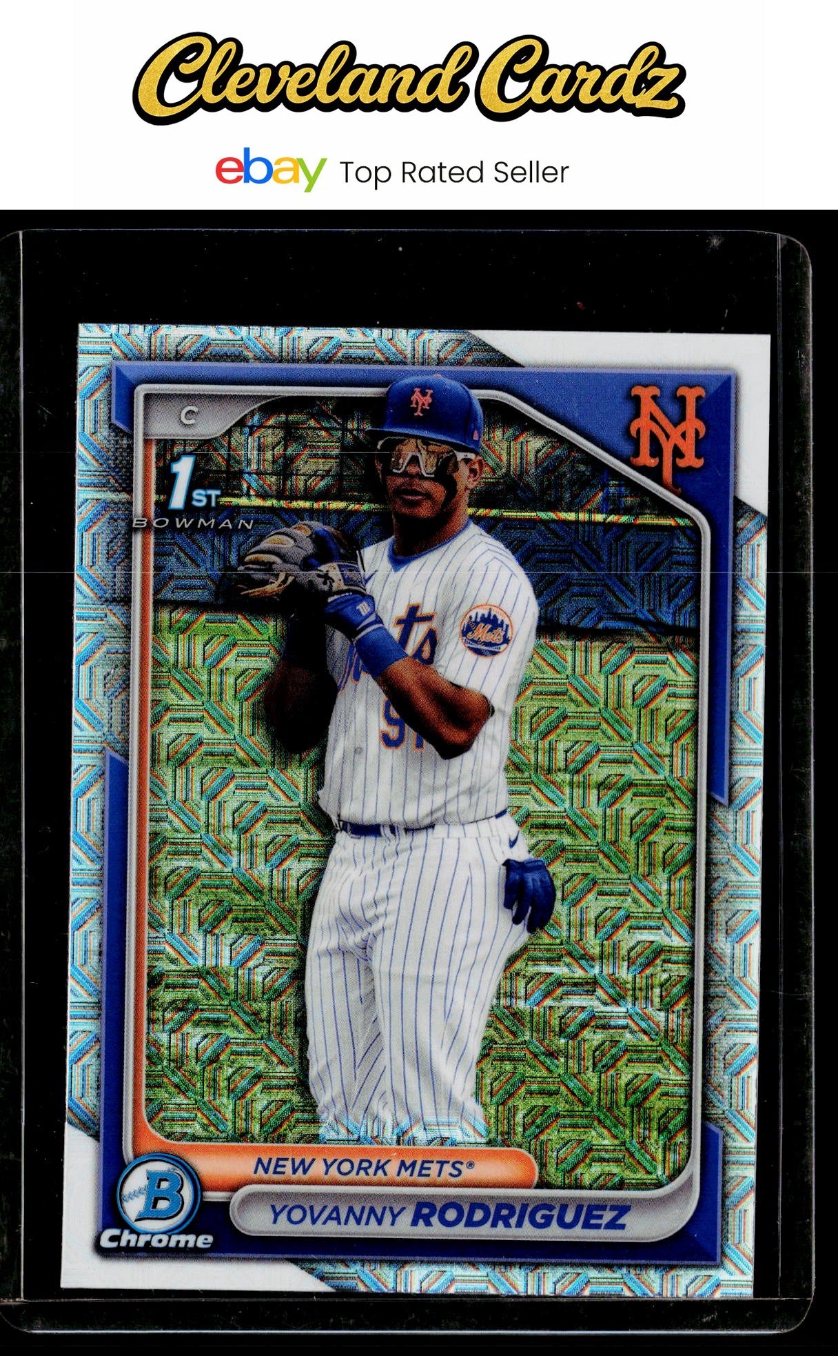 2024 Bowman Chrome #BCP-244 Yovanny Rodriguez Prospects Mojo Refractors Polish