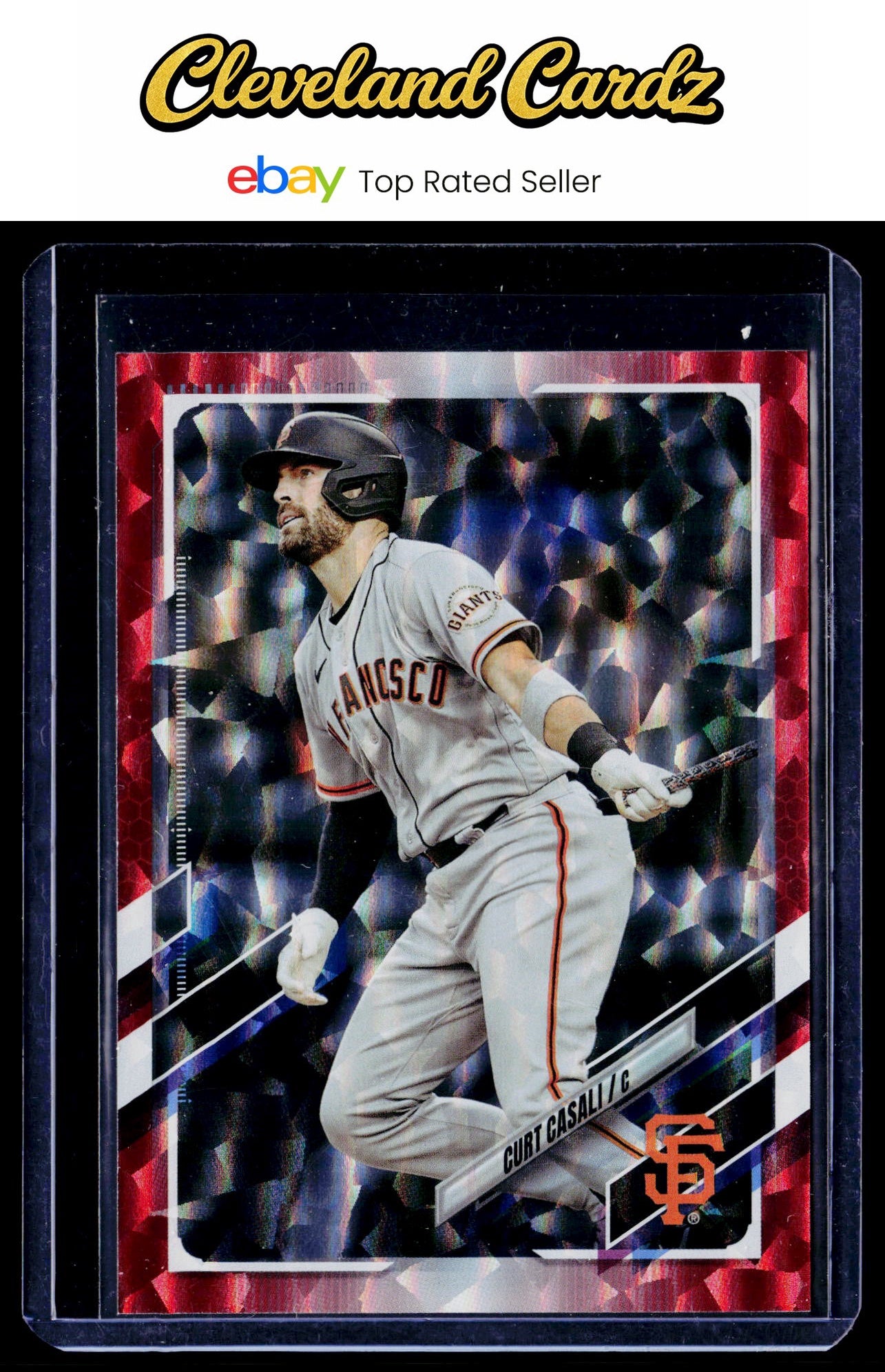2021 Topps Update #US202 Curt Casali Red Foilboard #/199