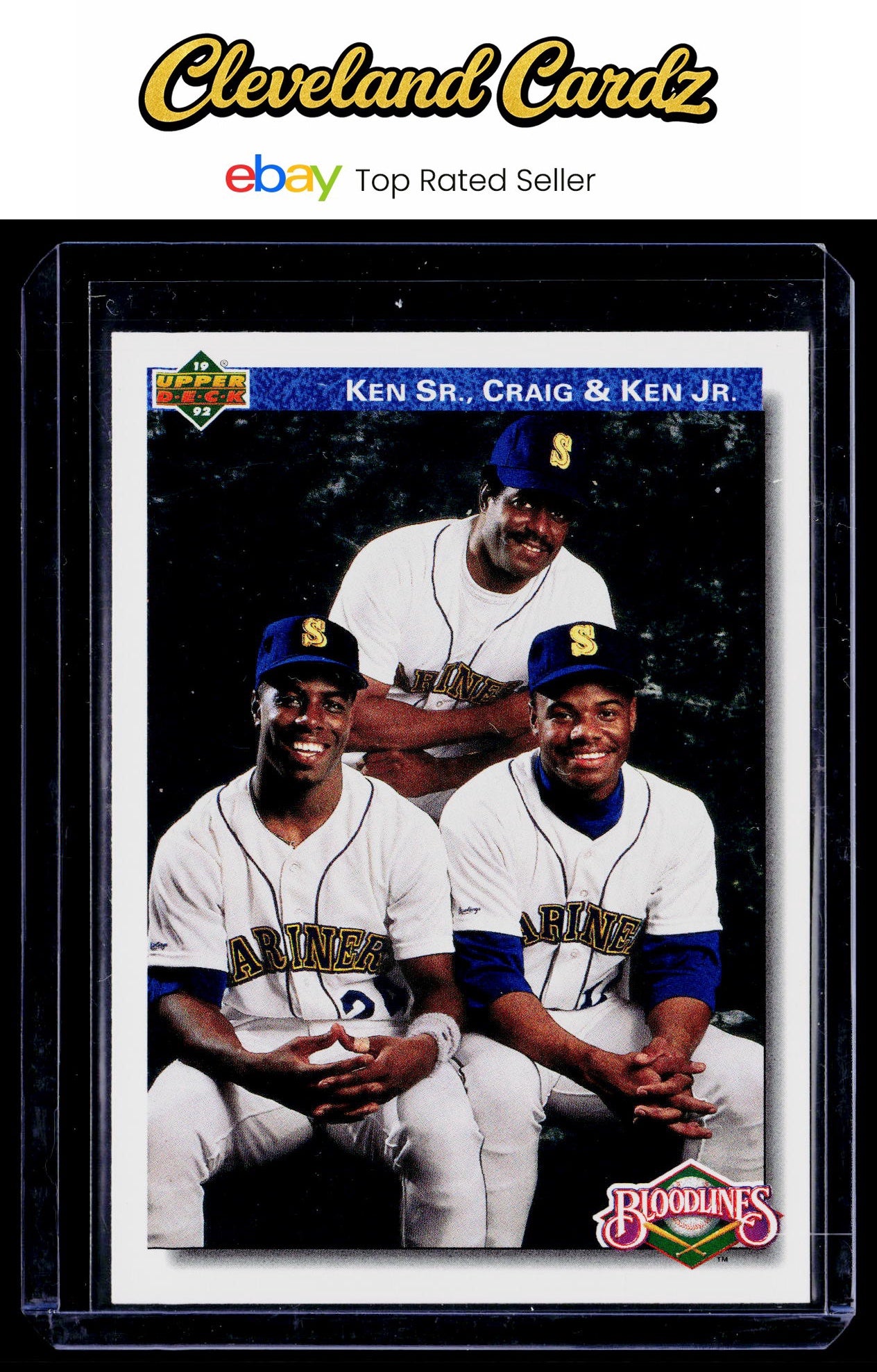 1992 Upper Deck #85 Ken Sr., Craig &amp; Ken Jr.
