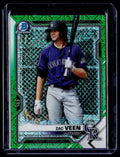 2021 Bowman Chrome #BCP-183 Zac Veen Prospects Mojo Refractor Green #/99