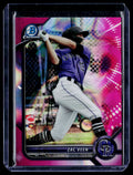 2022 Bowman #BCP-13 Zac Veen Chrome Prospects Fuchsia Refractors #/199