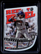 2023 Bowman's Best #RR-18 Francisco Alvarez Reel-to-Reel Die Cuts Refractor