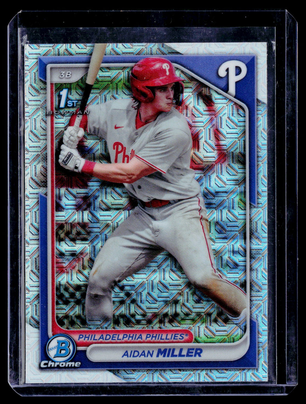 2024 Bowman #BCP-27 Aidan Miller Chrome Prospects Mojo Refractors