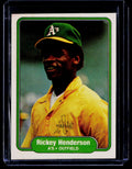 1982 Fleer #92 Rickey Henderson