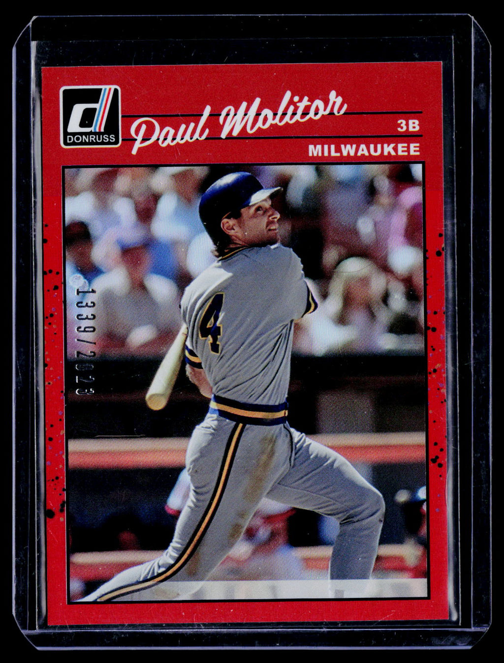 2023 Donruss #268 Paul Molitor Holo Red #/2023