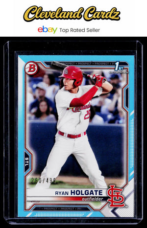 2021 Bowman Draft #BD-148 Ryan Holgate Sky Blue #/499