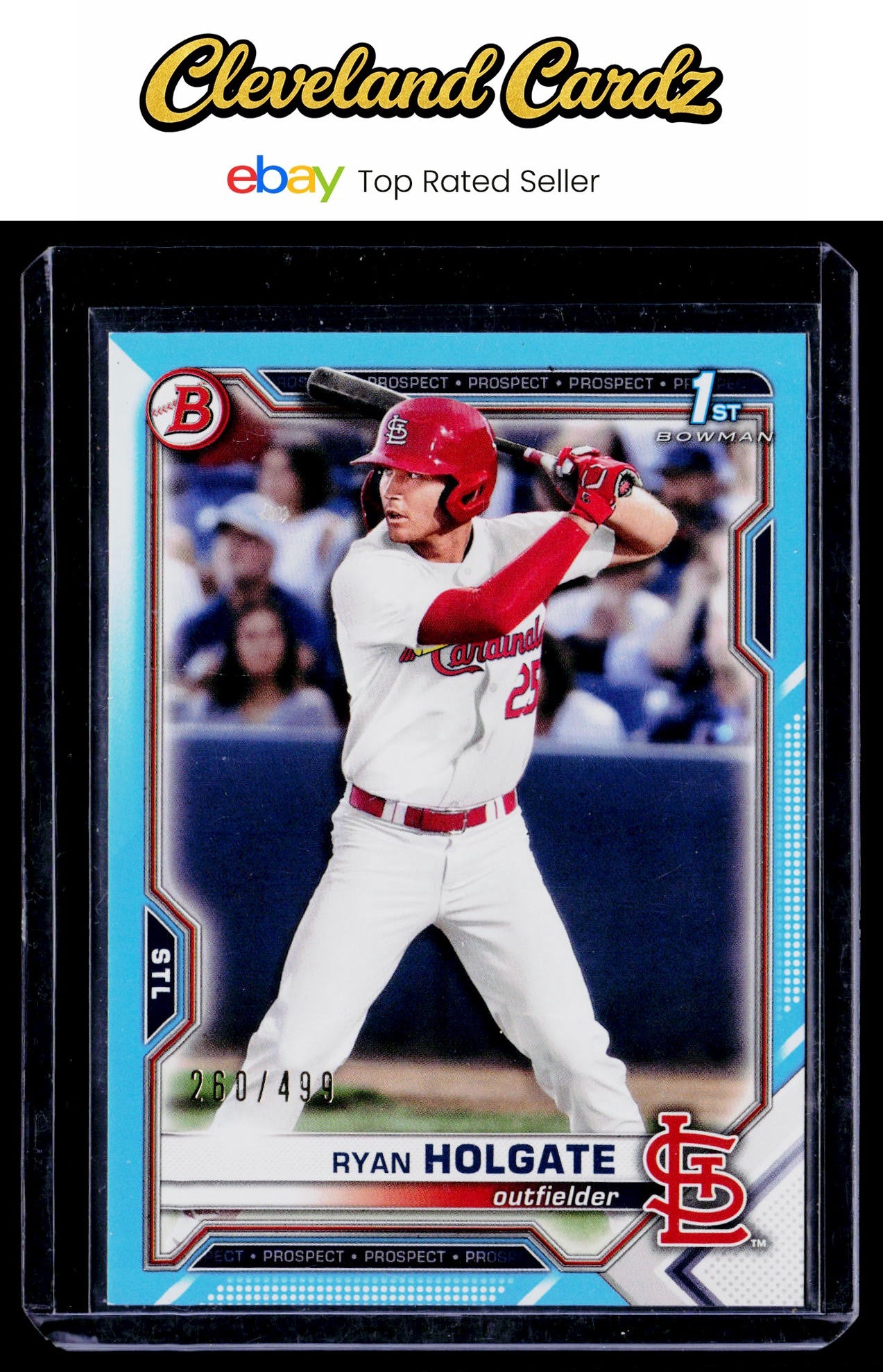 2021 Bowman Draft #BD-148 Ryan Holgate Sky Blue #/499