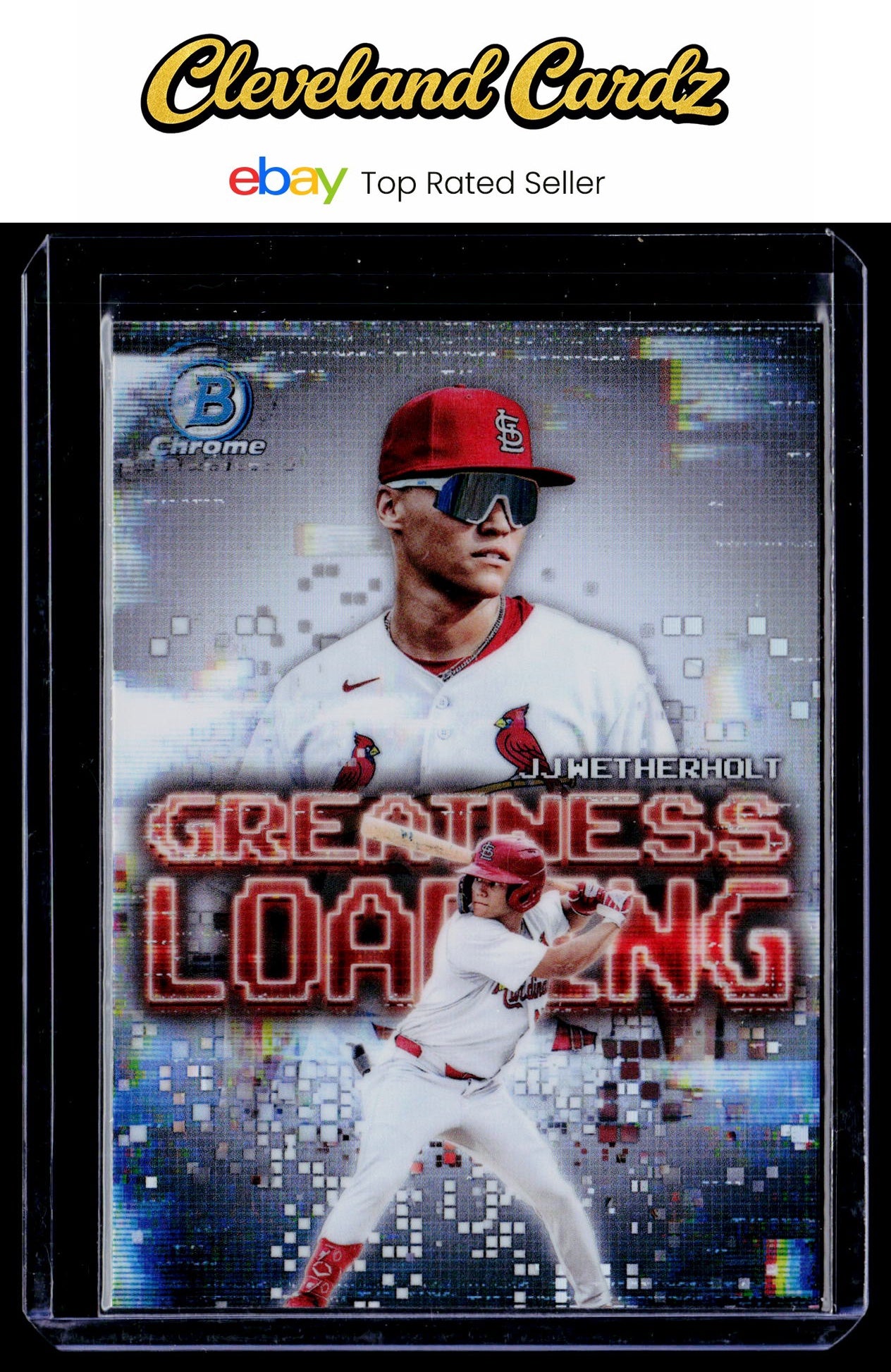 2025 Bowman #GL-17 JJ Wetherholt Greatness Loading Refractor
