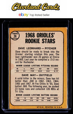 1968 Topps #56 Orioles 1968 Rookie Stars (Dave Leonhard / Dave May) RC