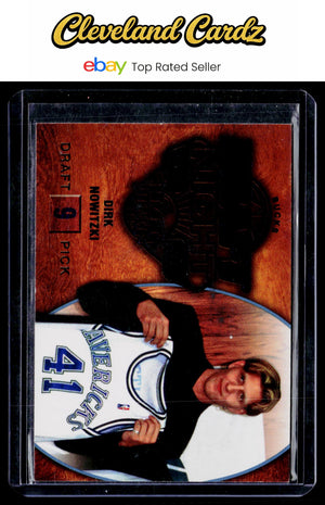 2008-09 Fleer Hot Prospects #108 Dirk Nowitzki Blue