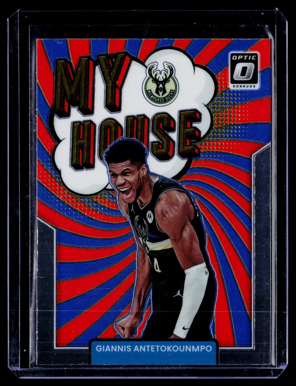 2021-22 Donruss Optic #4 Giannis Antetokounmpo My House
