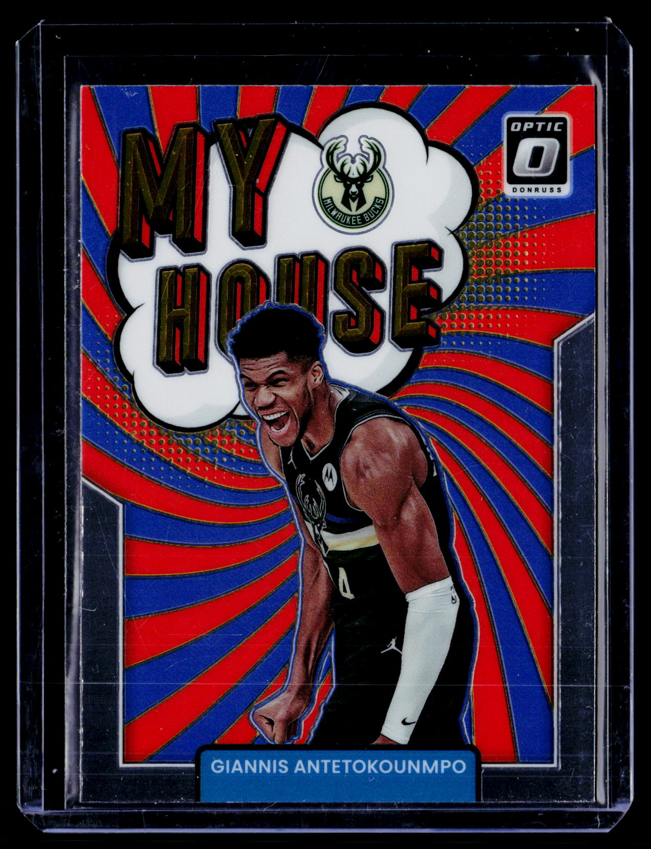 2021-22 Donruss Optic #4 Giannis Antetokounmpo My House