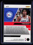 2022-23 Panini Mosaic #23 Tyrese Maxey Stare Masters