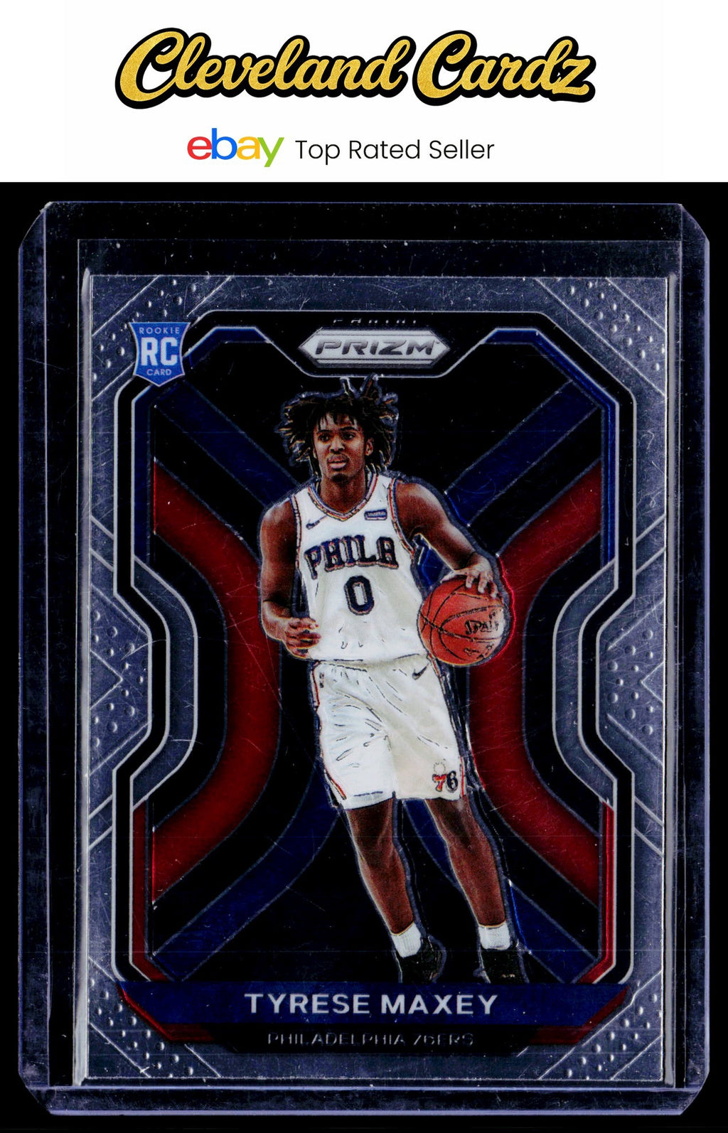 2020-21 Panini Prizm #256 Tyrese Maxey RC