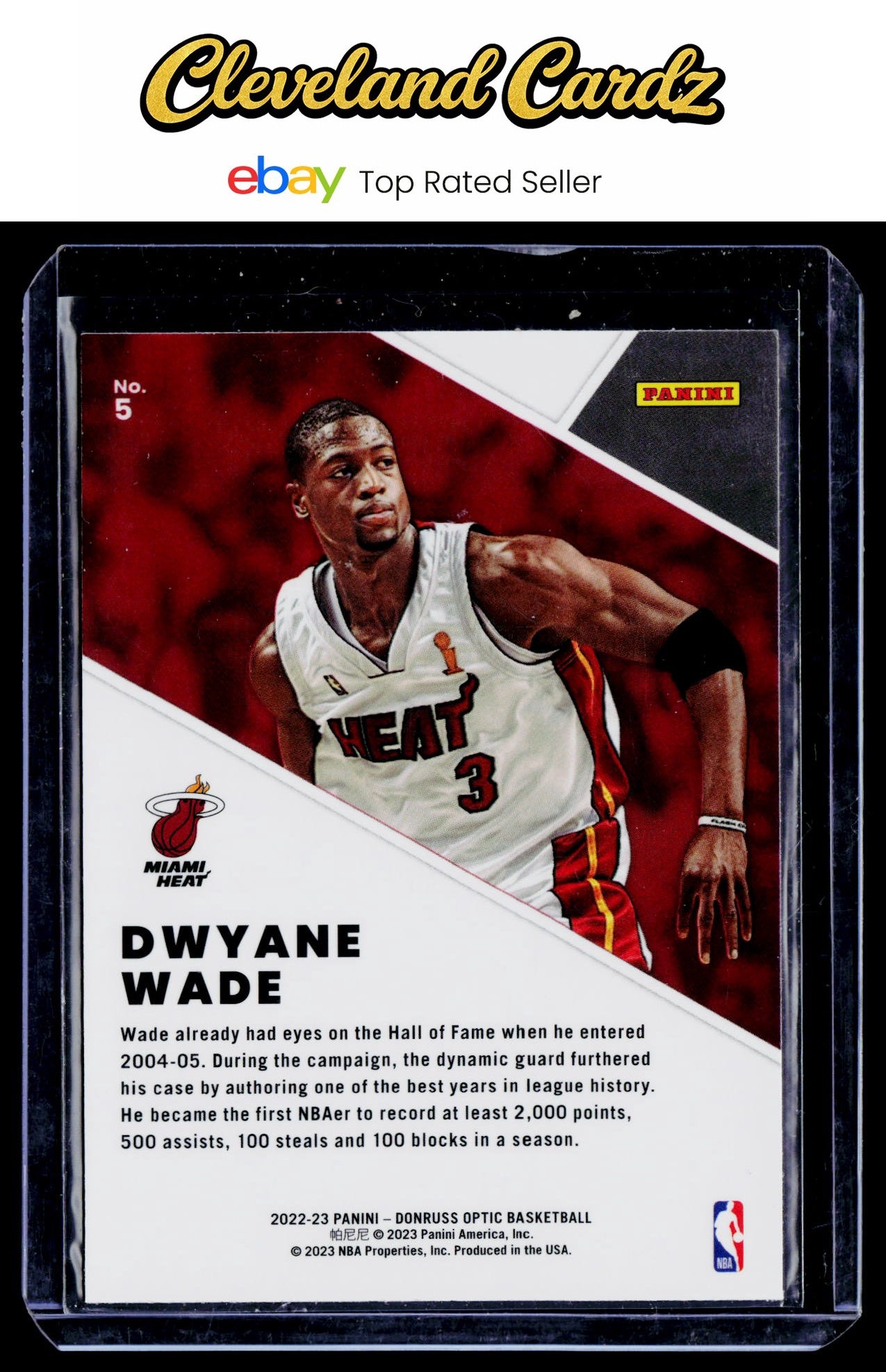 2022-23 Donruss Optic #5 Dwyane Wade Winner Stays