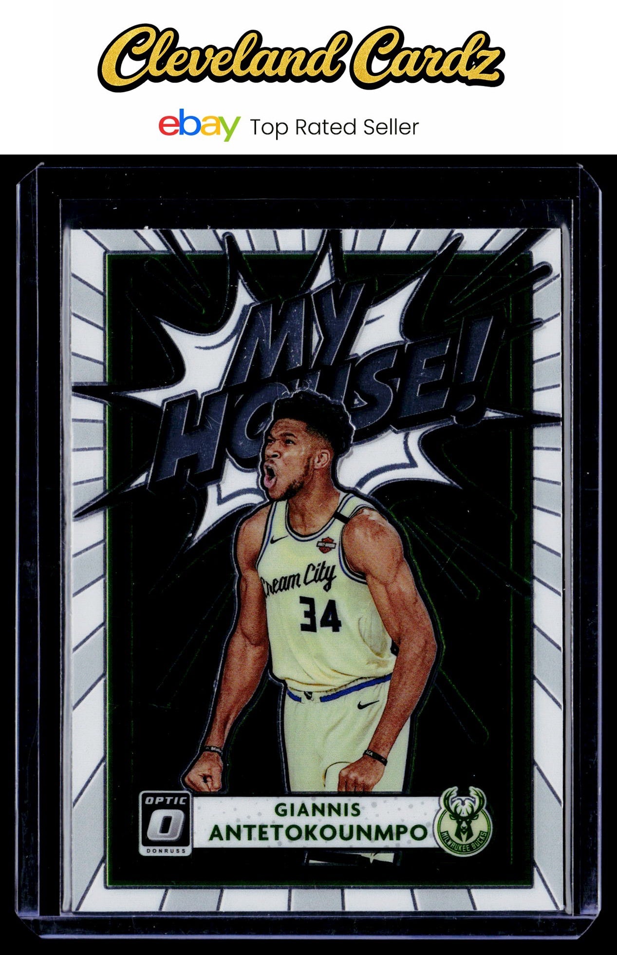 2020-21 Donruss Optic #2 Giannis Antetokounmpo My House