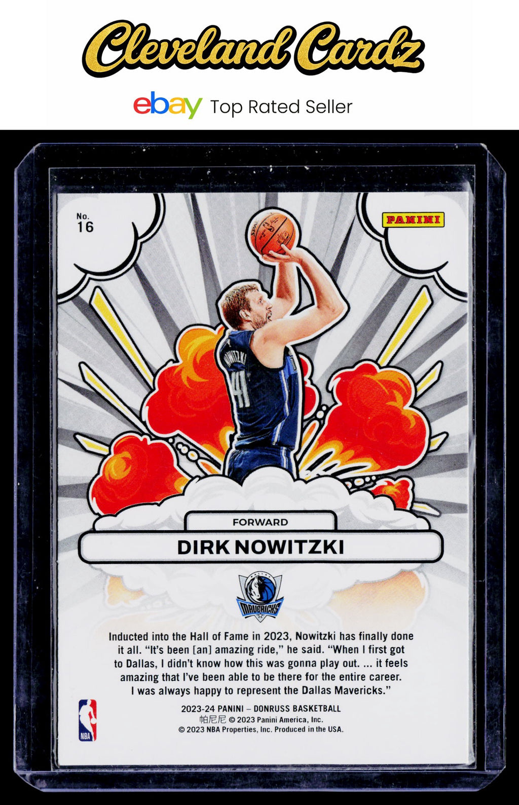 2023-24 Donruss #16 Dirk Nowitzki Bomb Squad