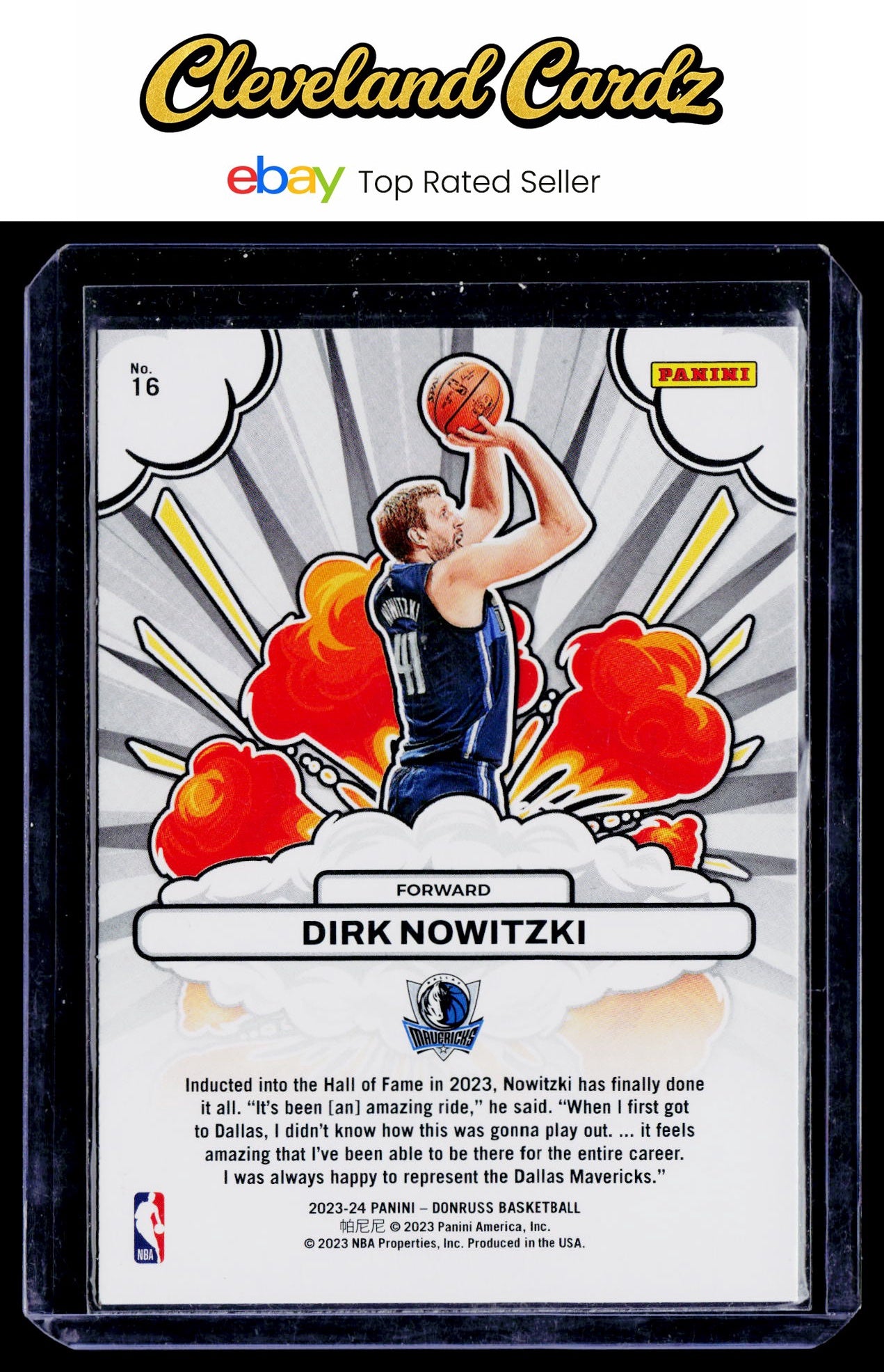 2023-24 Donruss #16 Dirk Nowitzki Bomb Squad