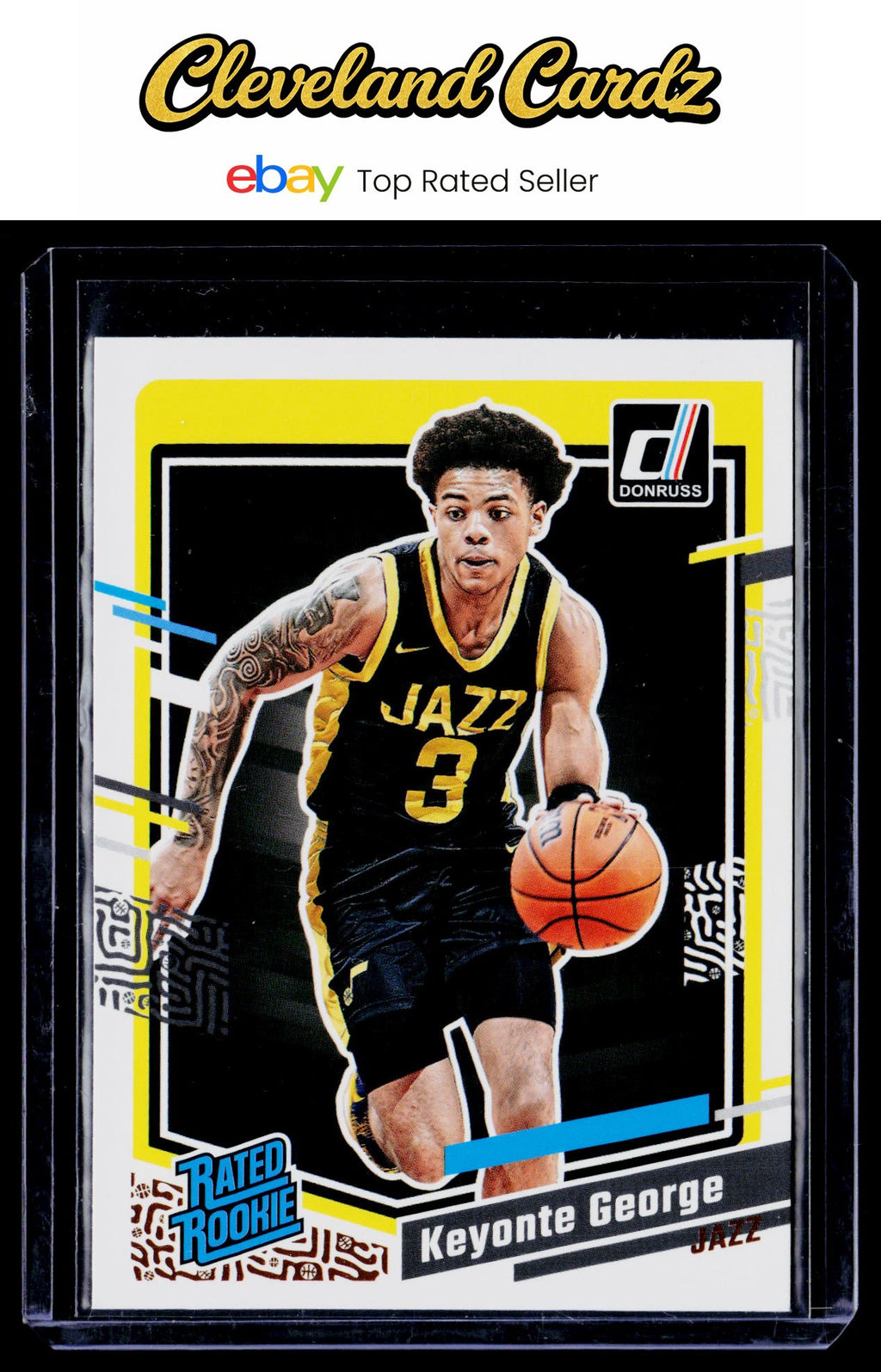2023-24 Donruss #244 Keyonte George Rated Rookie RC