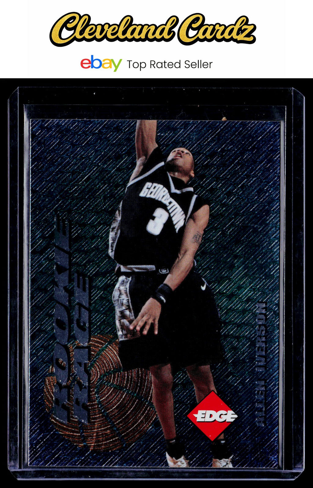 1996 Collector's Edge Rookie Rage #19 Allen Iverson RC